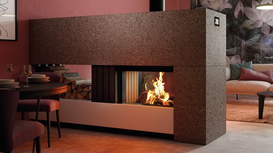 Kamin mit digitalen Assistenzfunktionen